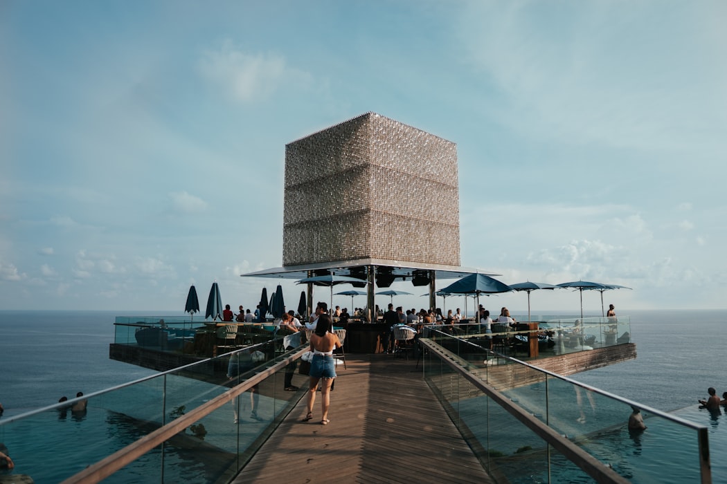 The cube in OMNIA dayclub, Bali