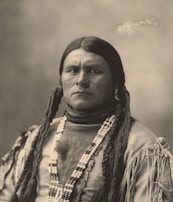 A powerful portrait of a storyteller sharing their narrative.