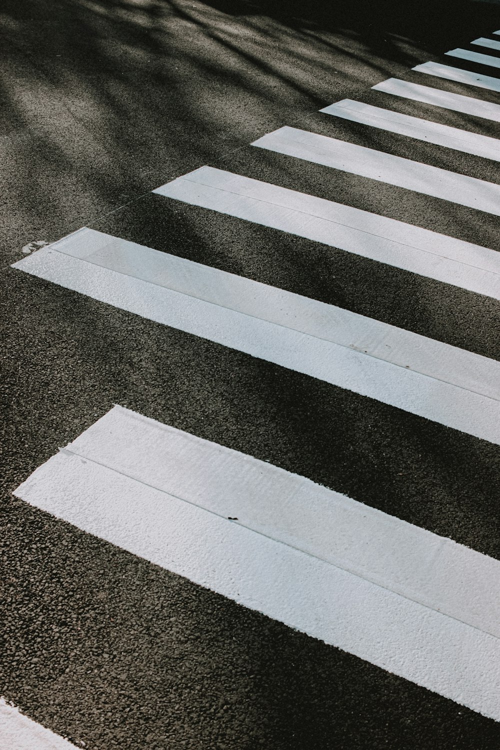 white and black striped textile