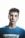 man in blue crew neck shirt