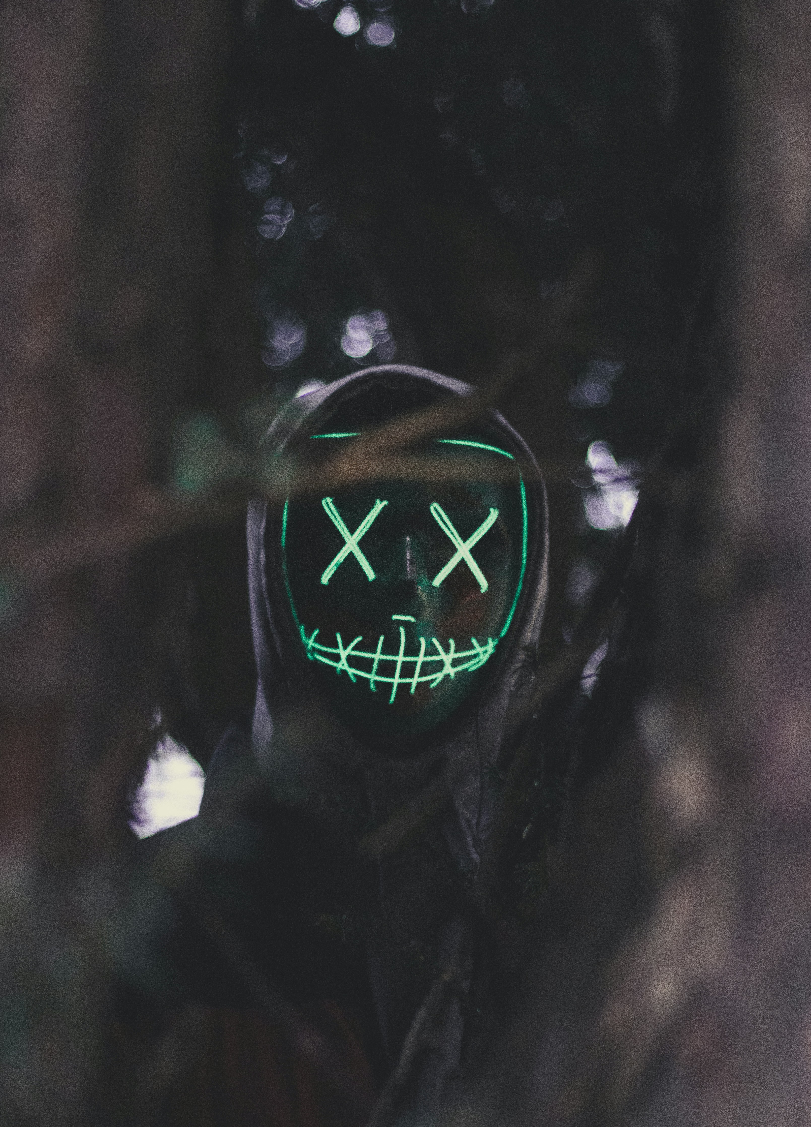 black and green led light
