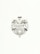 An elegant emblem featuring the word 'Charity' at its center, surrounded by detailed floral designs and a heart-shaped symbol containing a cross. The composition is monochromatic and appears classic and intricate.