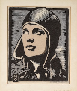 A stylish jacket illustrated in comic book style, with exaggerated shading and thick black outlines.