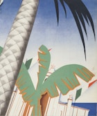 An academic-style infographic illustrating the environmental impact factors of palm oil cultivation.