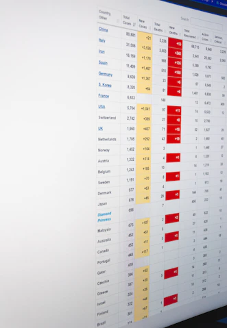 white red and blue calendar
