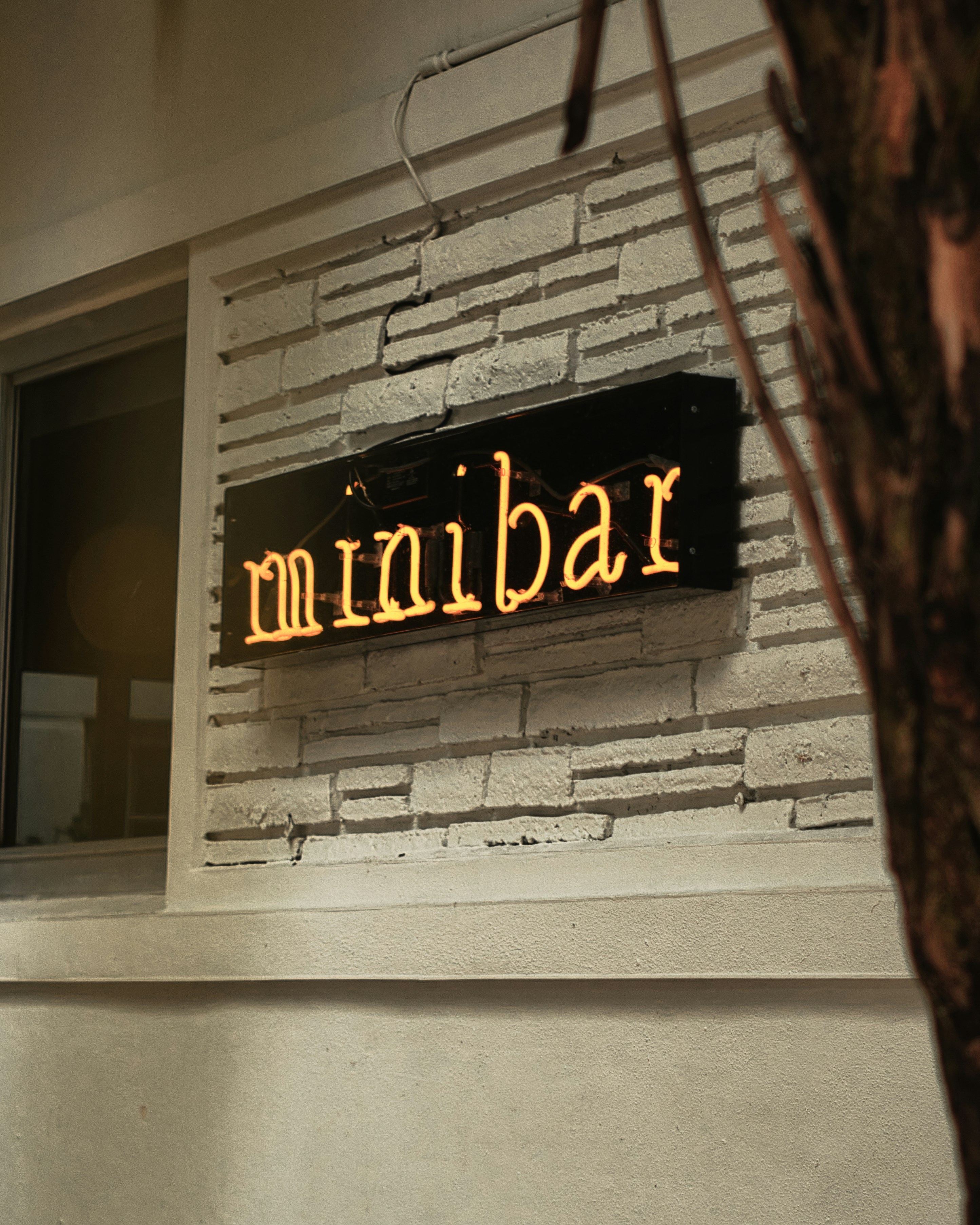 black and white UNKs coffee store signage