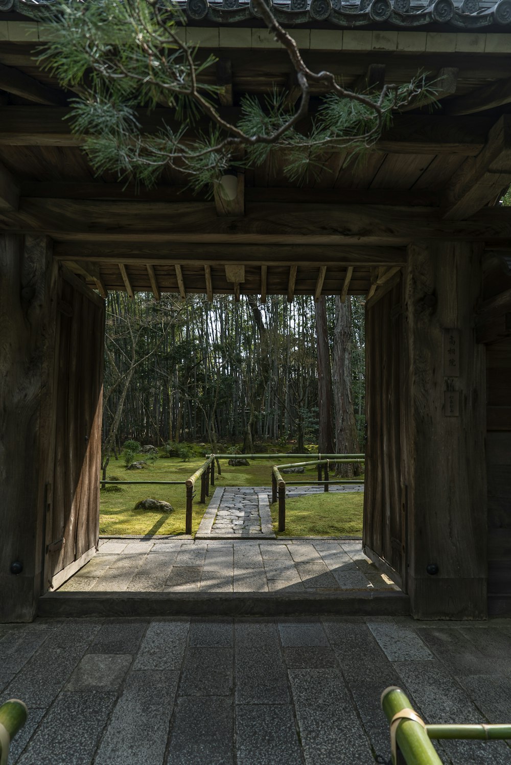 brown wooden house near green trees during daytime