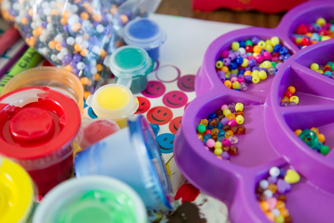 Arts and Crafts. Art and craft materials available to help young cancer patients cope with their treatment at the NIH Clinical Center.