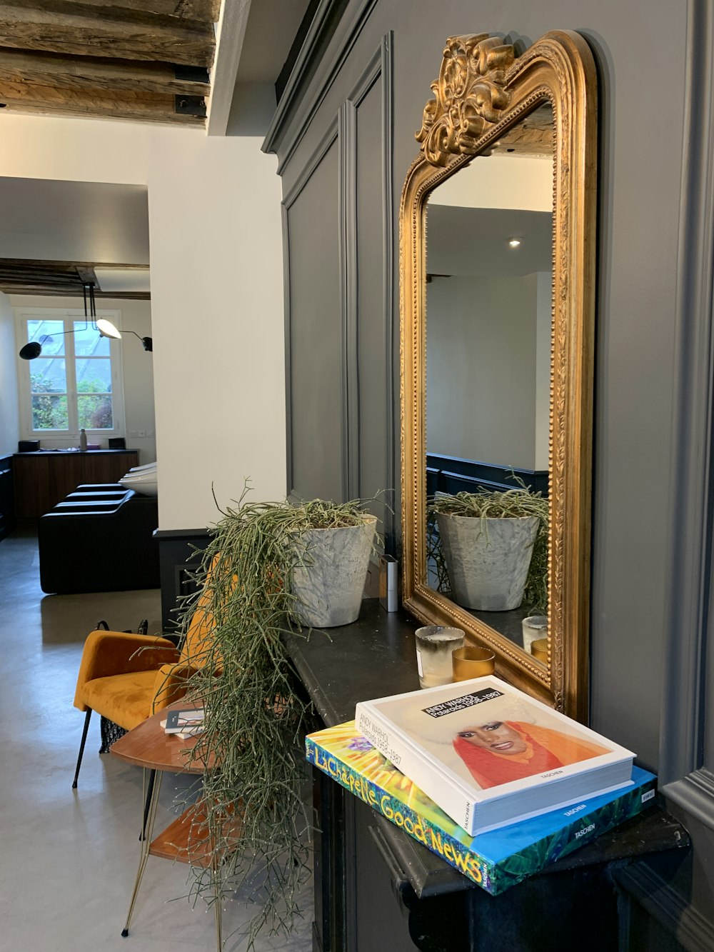 green potted plant on table