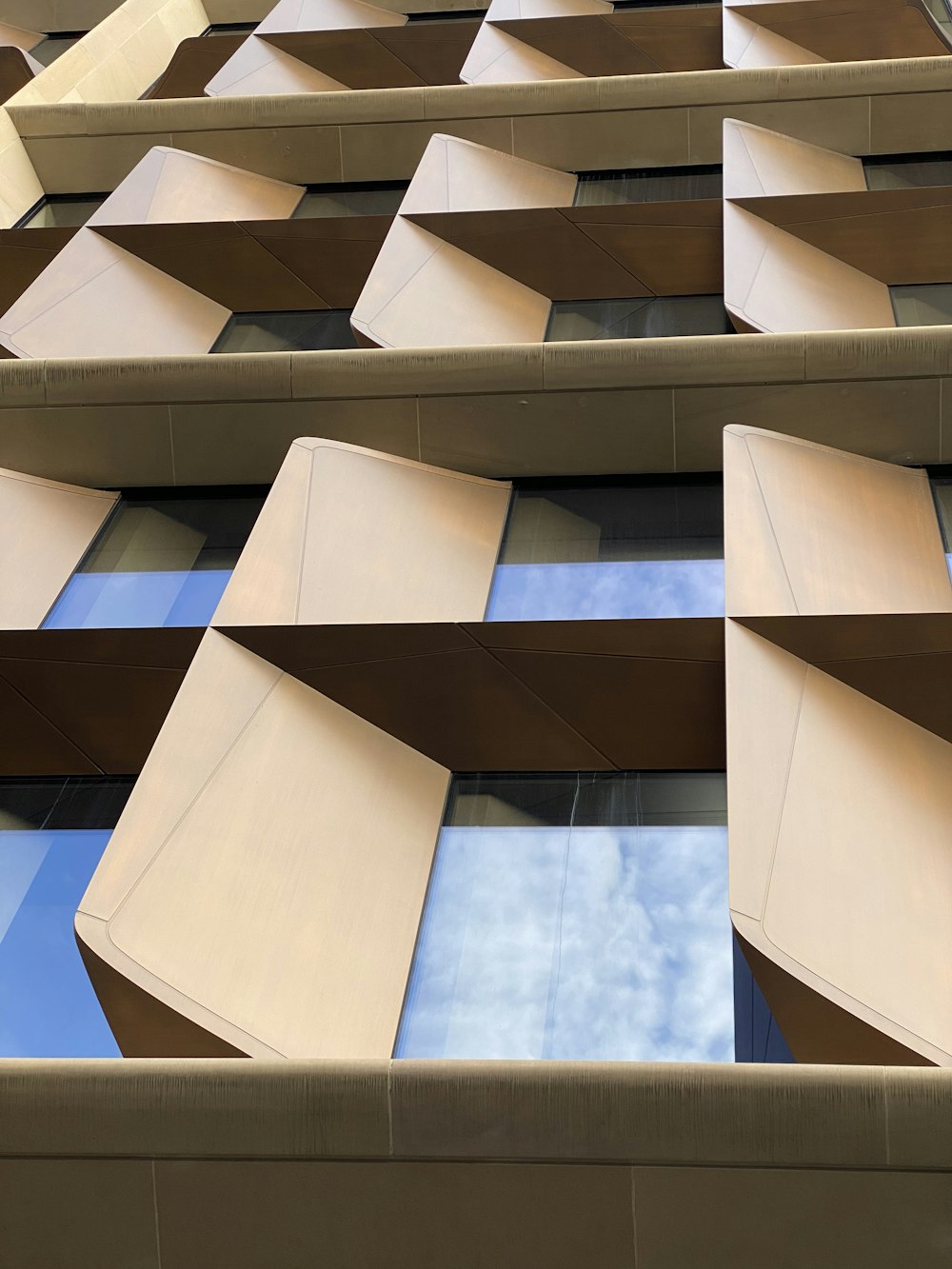 white and blue concrete building