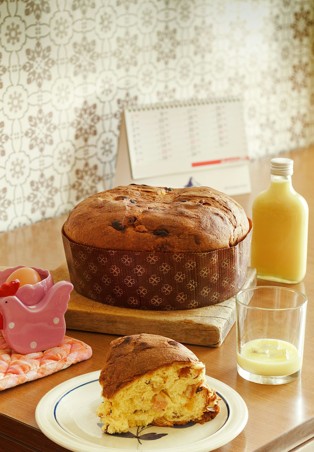 brown bread on brown wooden table