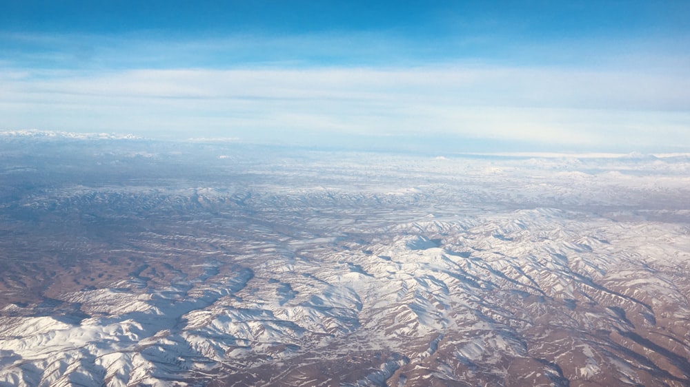 aerial view of mountains during daytime