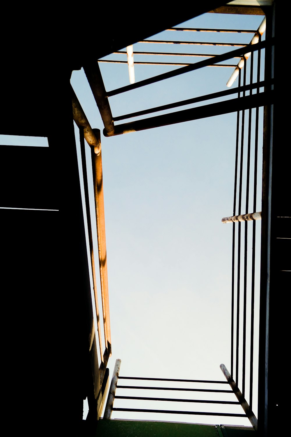 brown wooden ladder during daytime