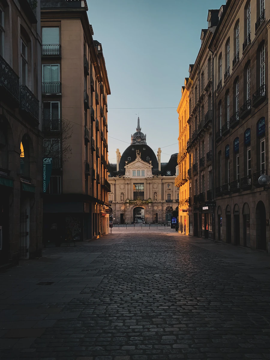 le centre de Rennes