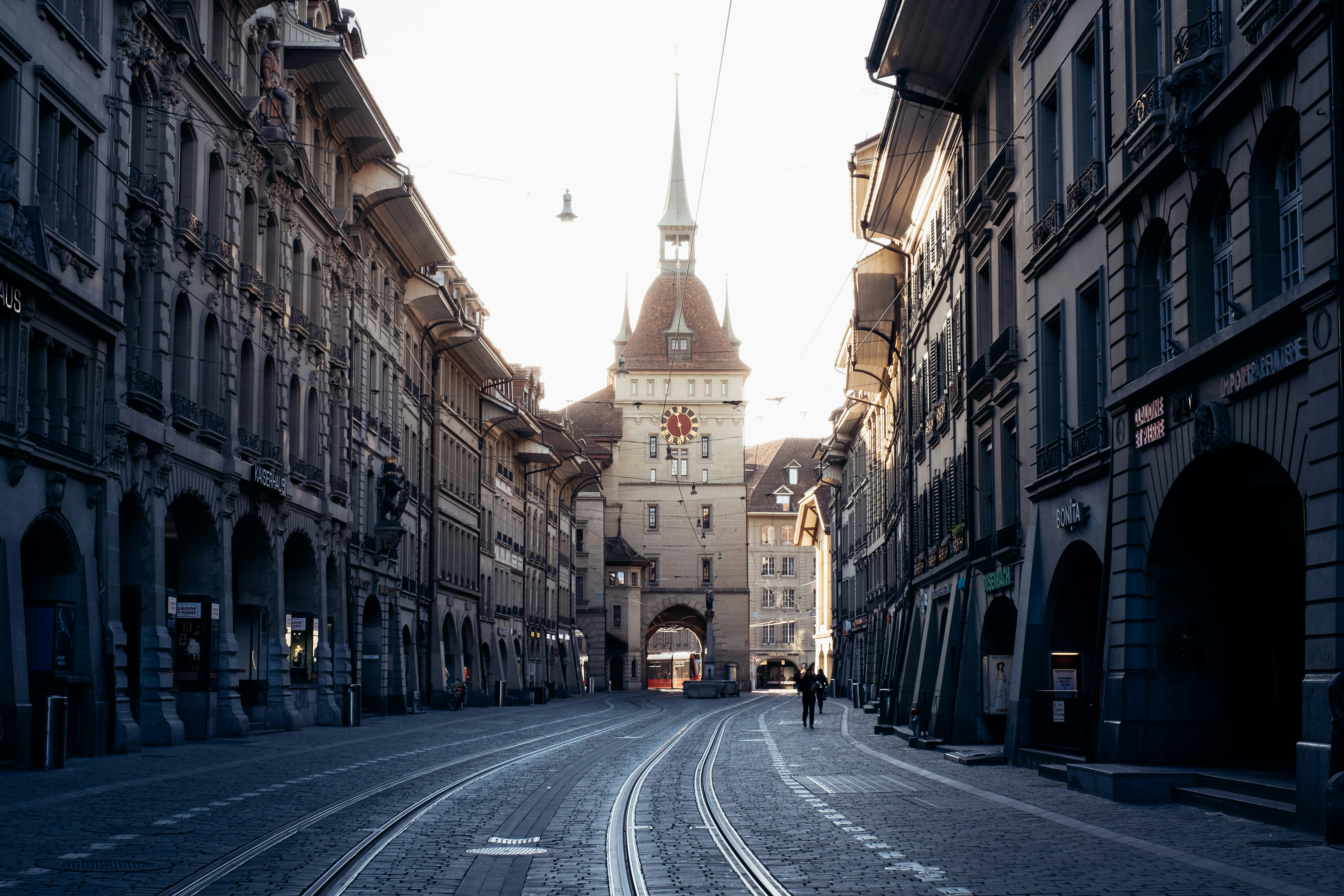 The heart of Switzerland's capital city, Bern.