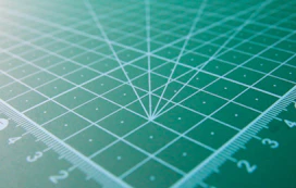 green and white checkered textile
