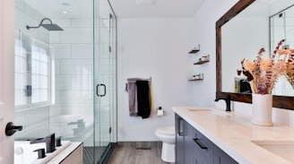 white ceramic sink near white ceramic sink