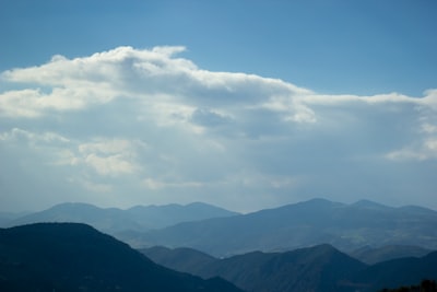 mountains under white clouds and blue sky during daytime algeria google meet background