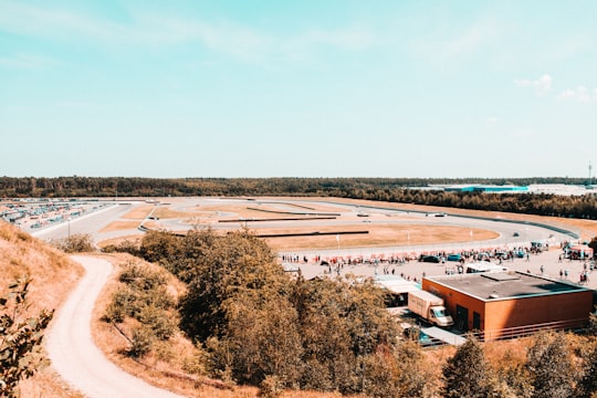 aerial view of beach during daytime in Racepark Meppen Germany