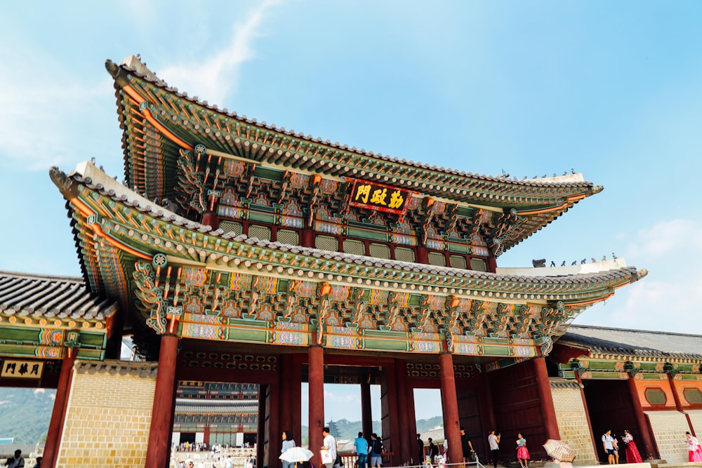 brown and white temple under blue sky during daytime