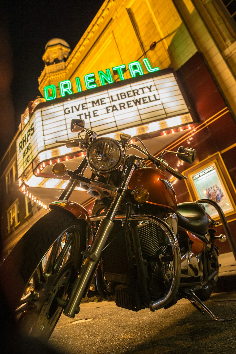 black and silver cruiser motorcycle