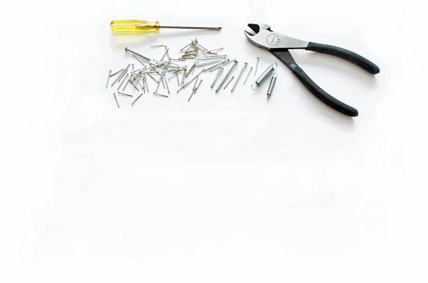 Hand tools used for gas stove inspection and repair