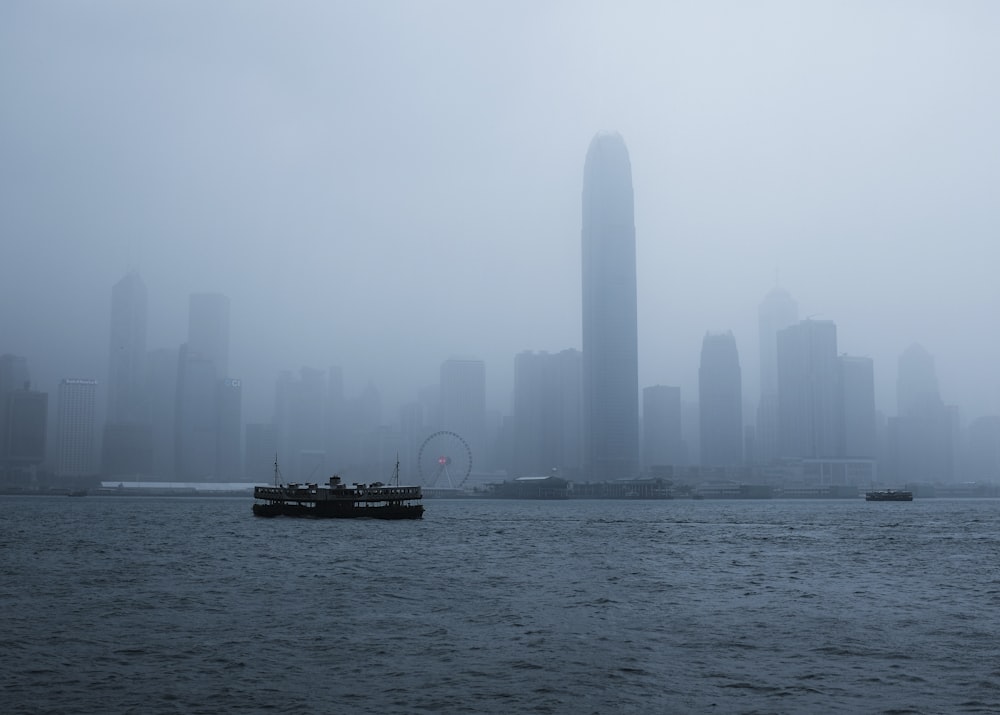 city skyline across body of water during daytime