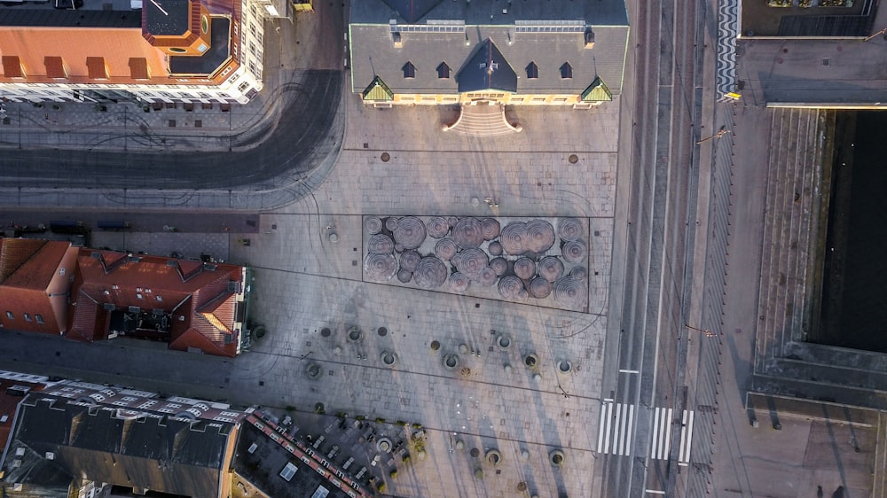 aerial view of city buildings during daytime