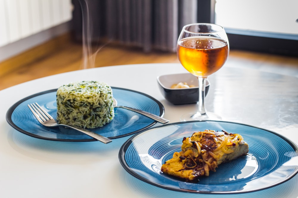 cooked food on white ceramic plate