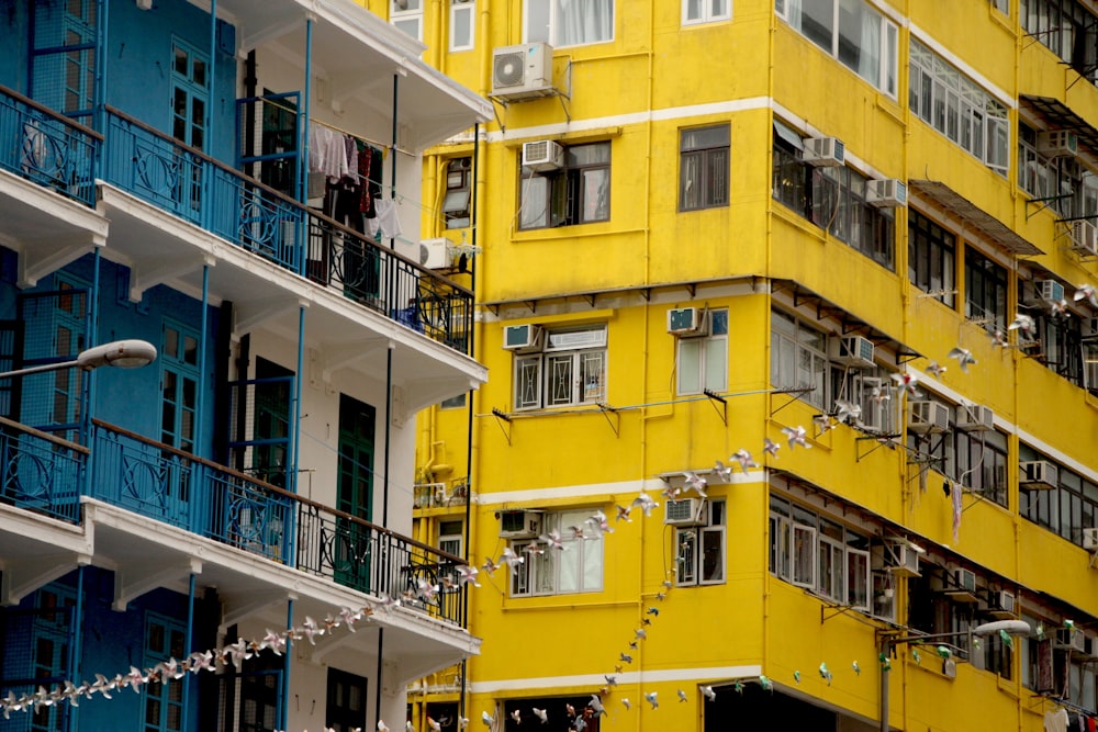 yellow concrete building during daytime