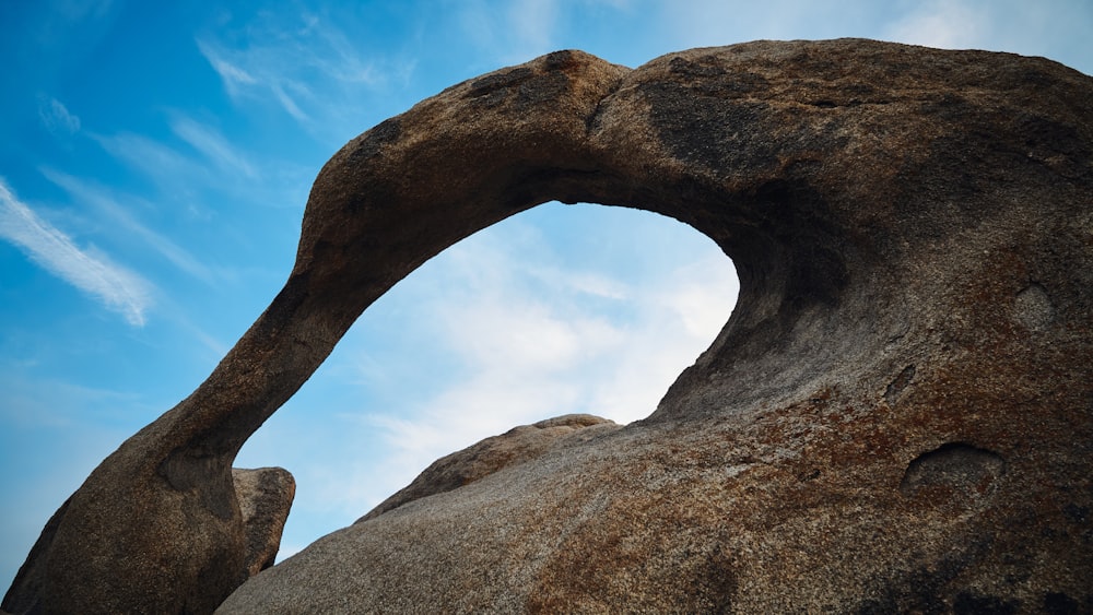 brown rock formation under blue sky during daytime