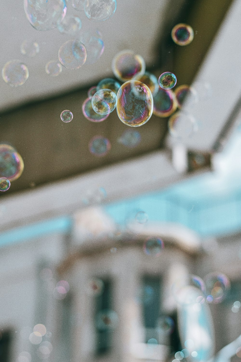 water droplets on glass window