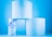 Three rolls of toilet paper are arranged creatively with two rolls placed on the bottom and one on top. The toilet paper has a decorative embossed pattern, and one roll displays labeling and environmental information.