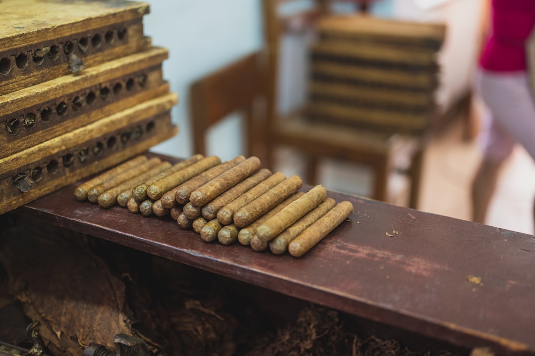 brown wooden sticks on brown wooden table