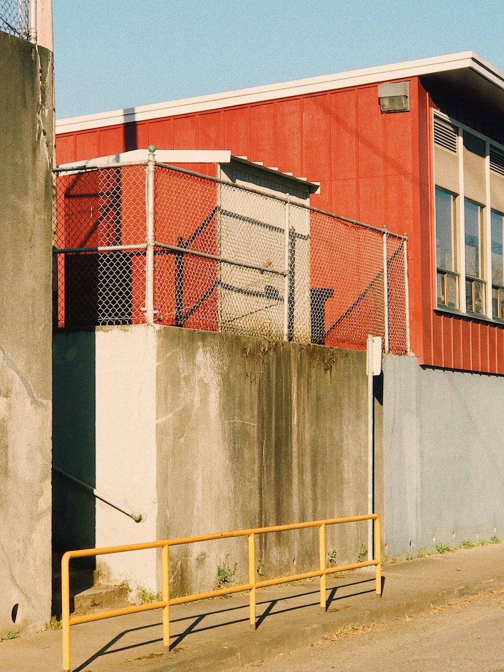 red and white basketball hoop