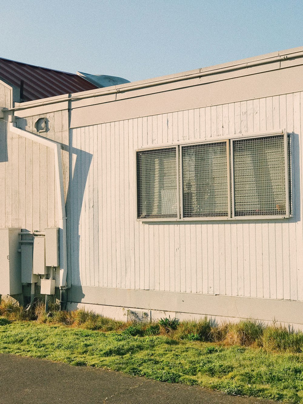 white and brown wooden house