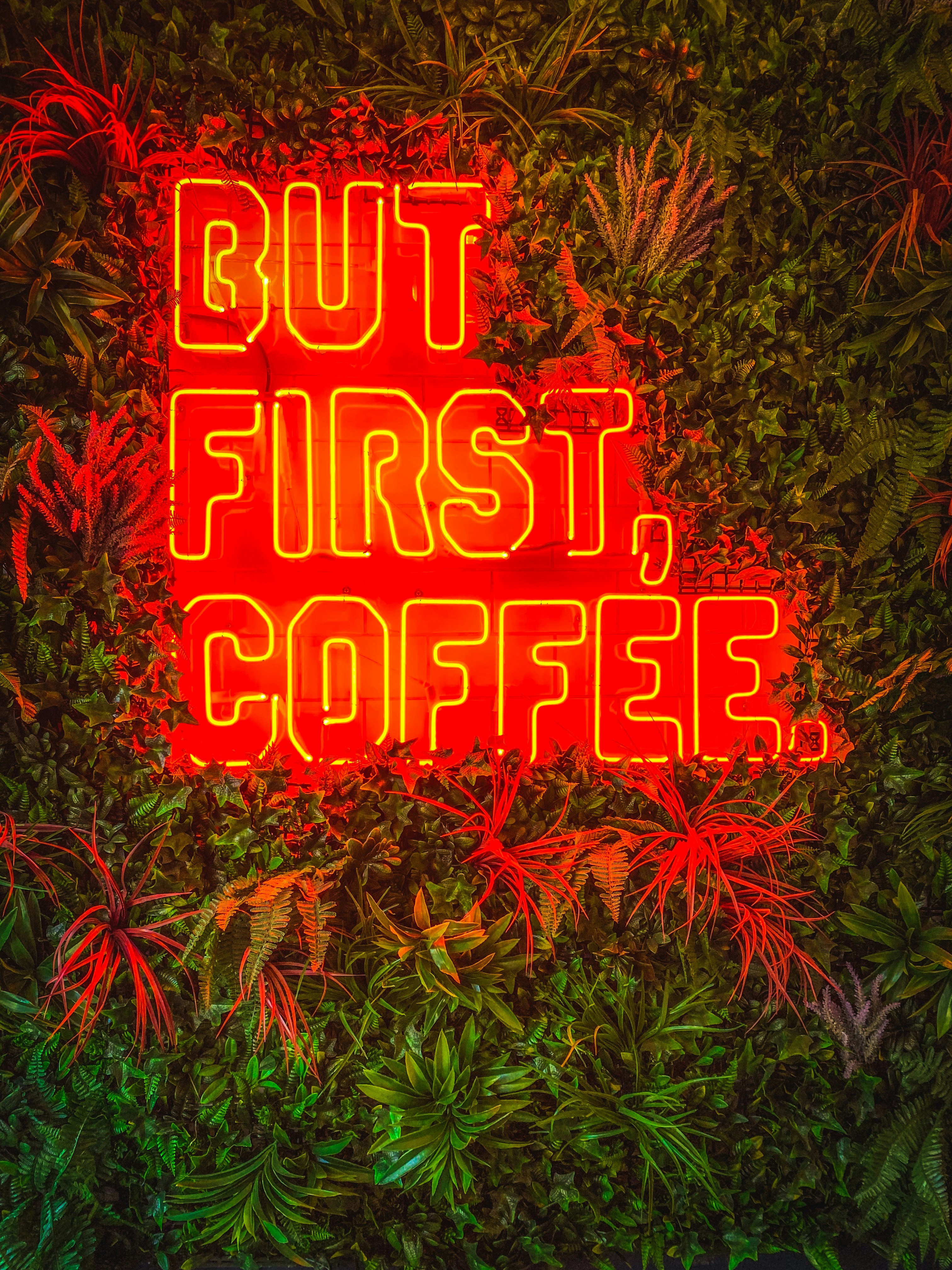 red and yellow happy new year text