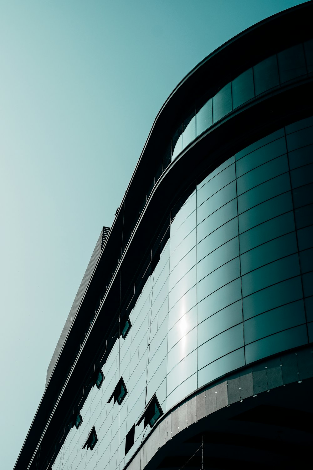 black and white building during daytime