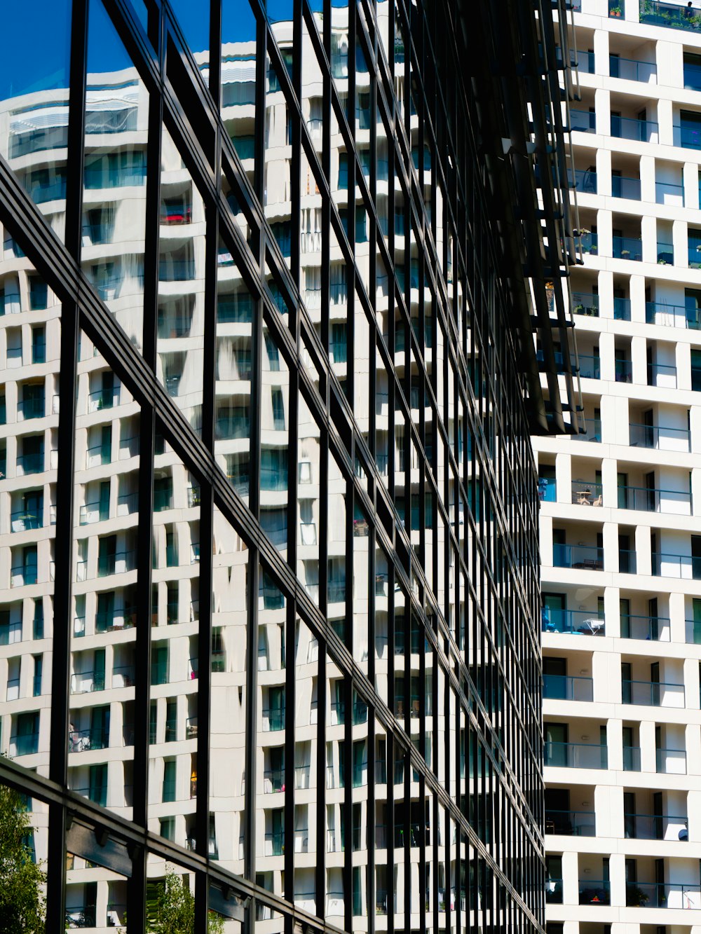 white and black concrete building