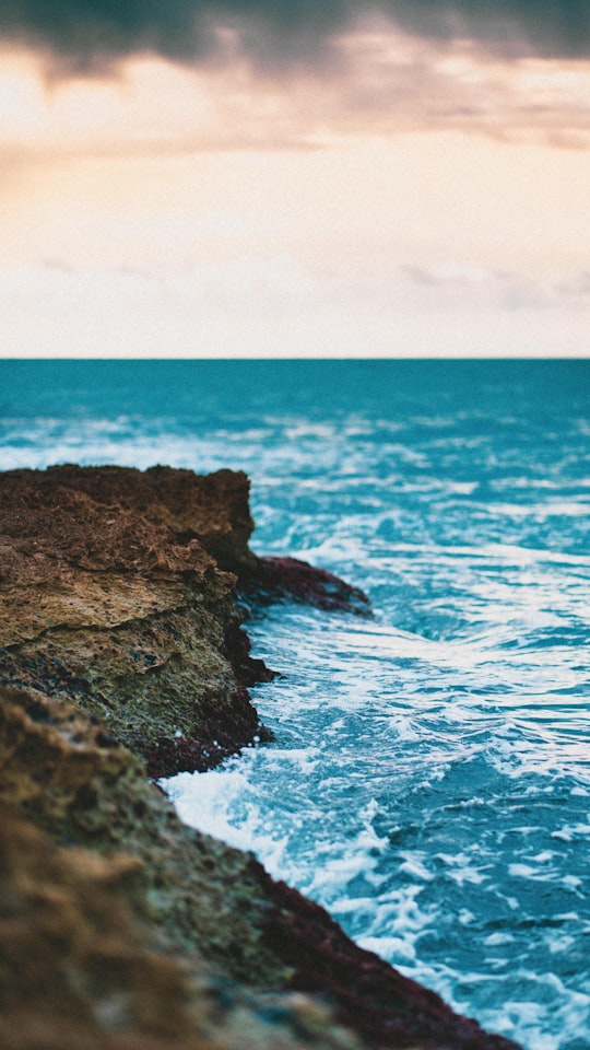 brown rock formation on sea water during daytime in La Couronne France