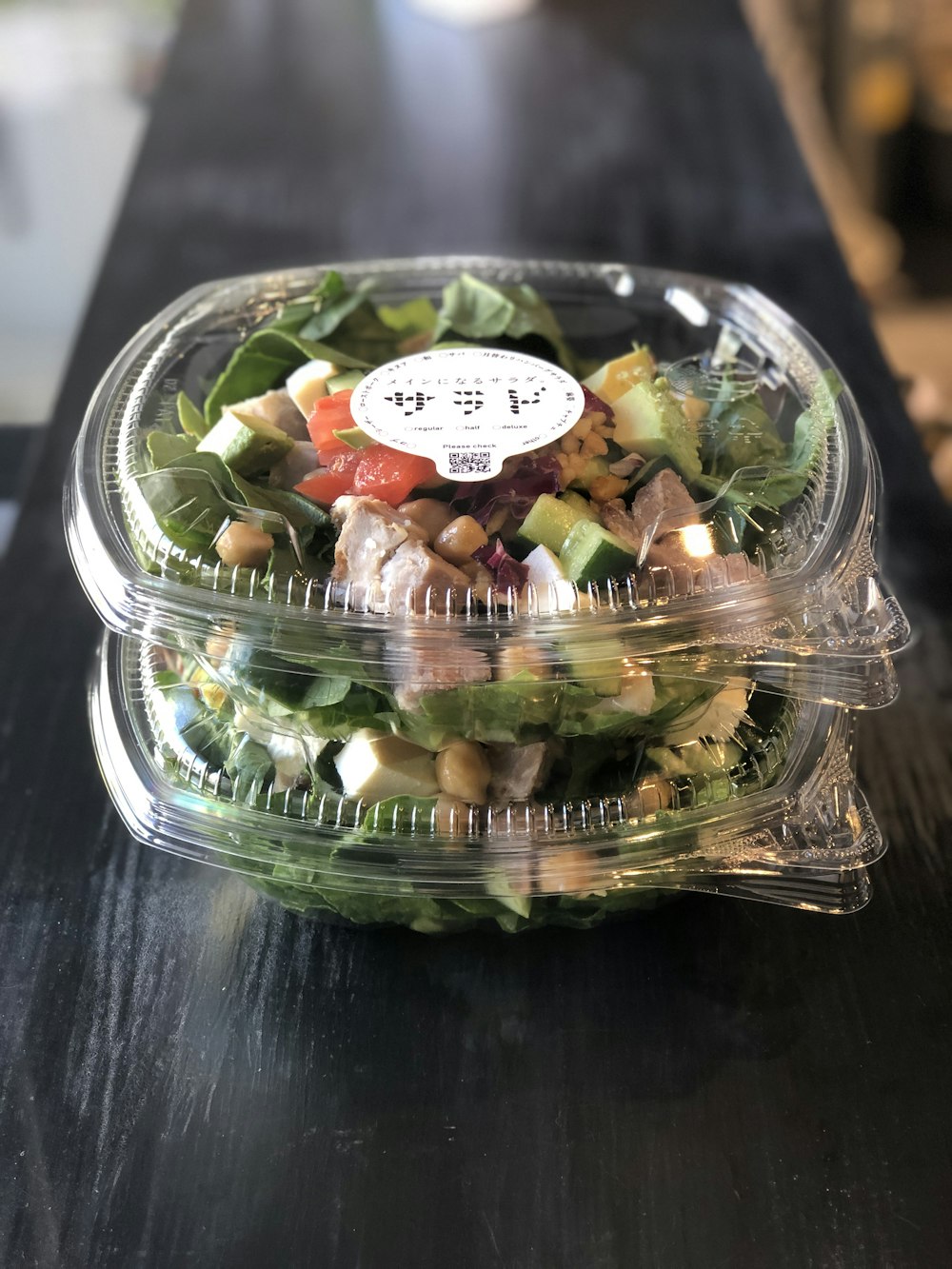 vegetable salad in clear glass bowl