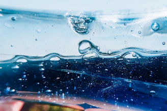 water droplets on clear glass