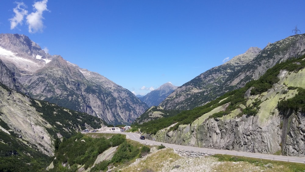 green and gray mountains under blue sky during daytime