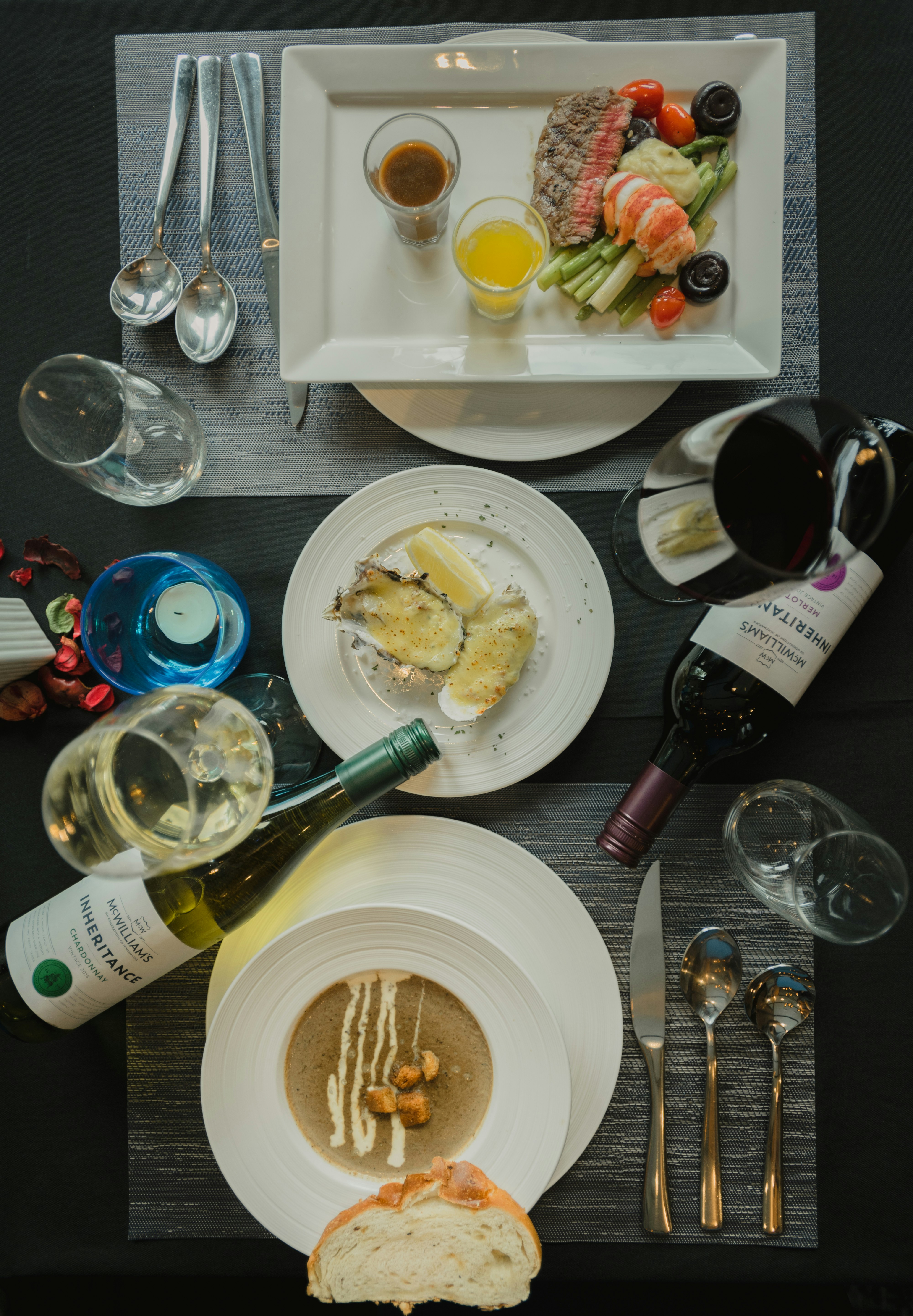 Wine and Dine Flatlay