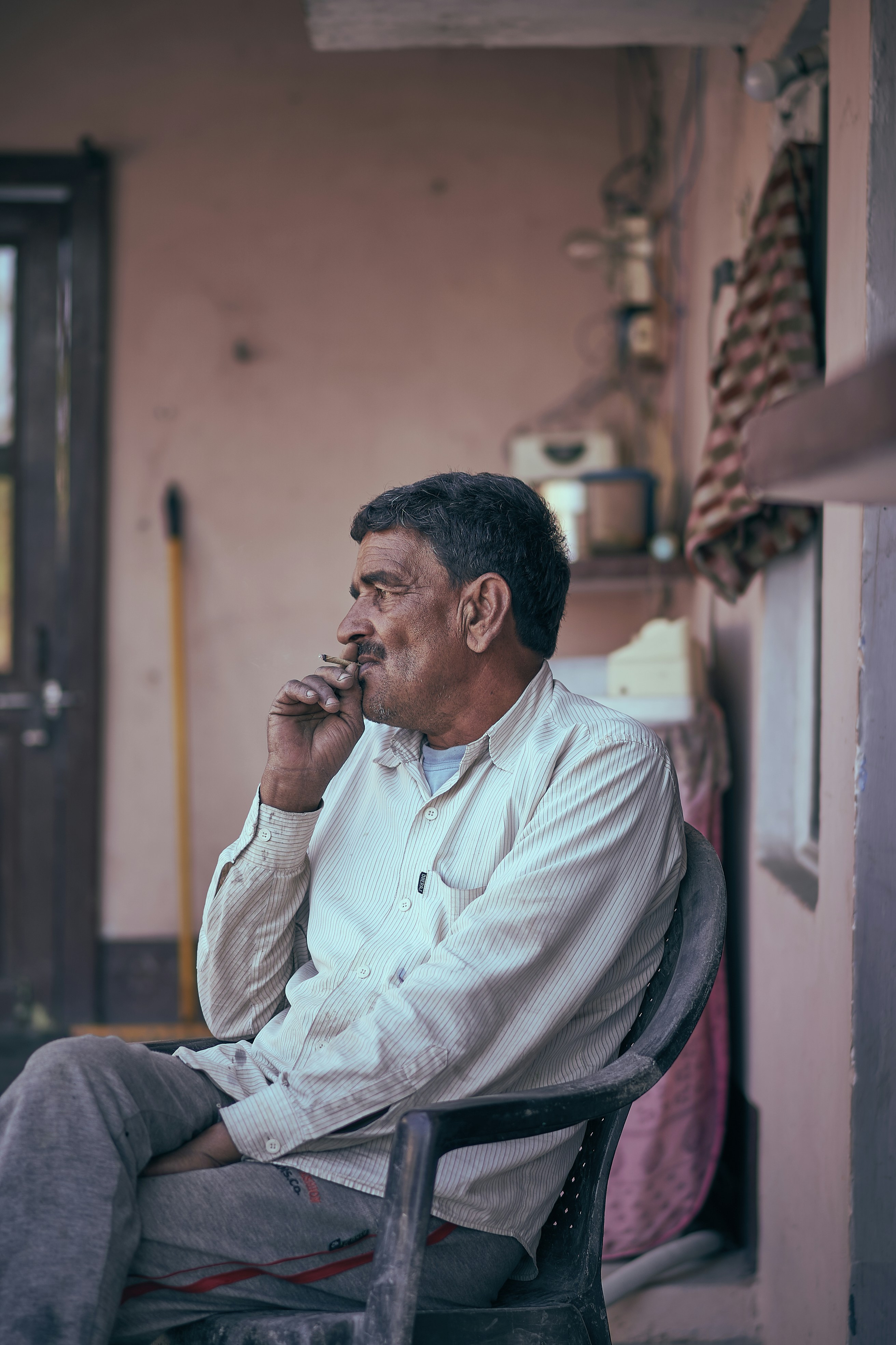 Man consulting with healthcare provider