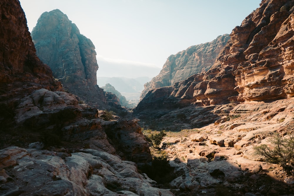 brown rocky mountain during daytime