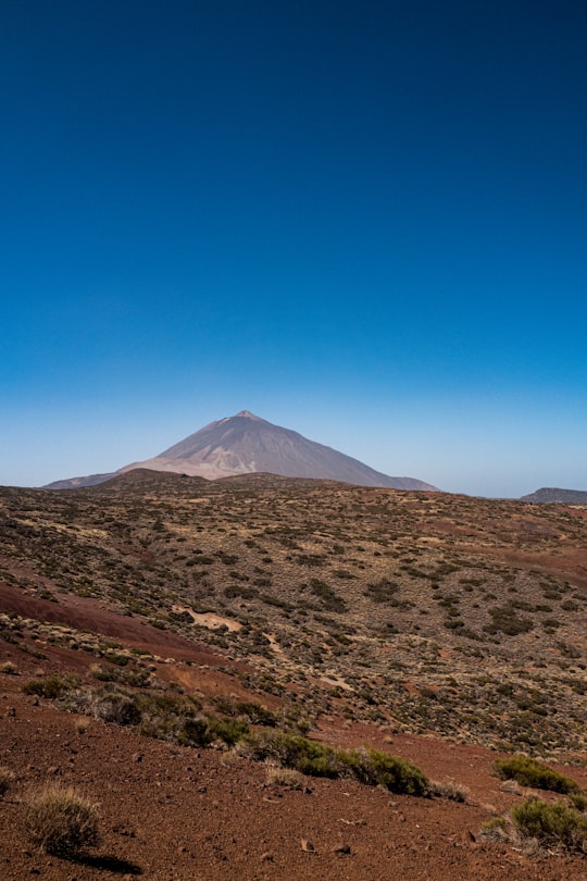 brown and white mountain under blue sky during daytime in Teide National Park Spain