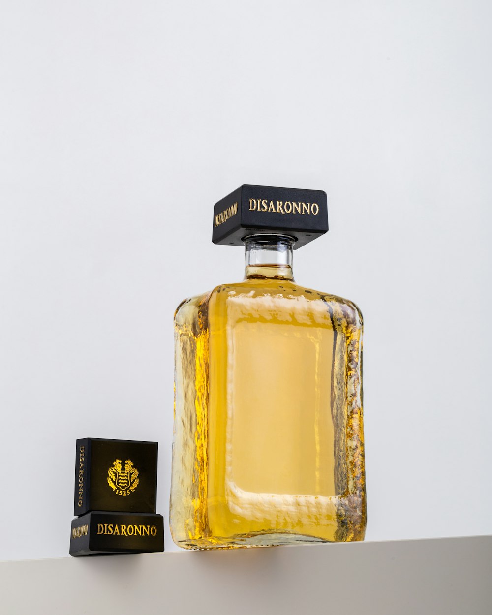 black and gold perfume bottle