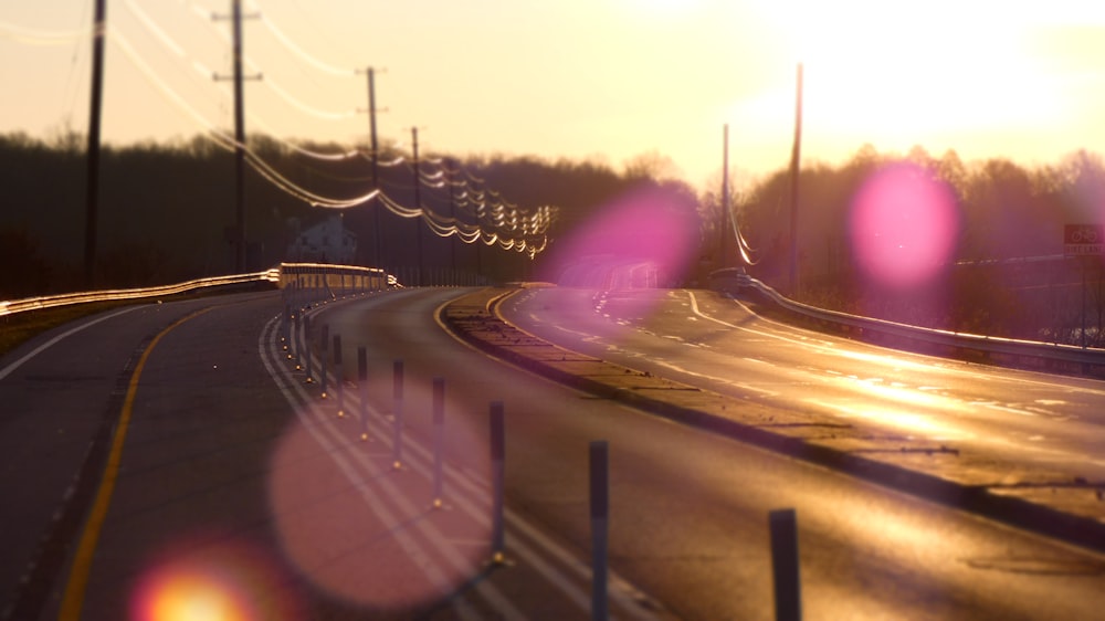 time lapse photography of cars on road during night time