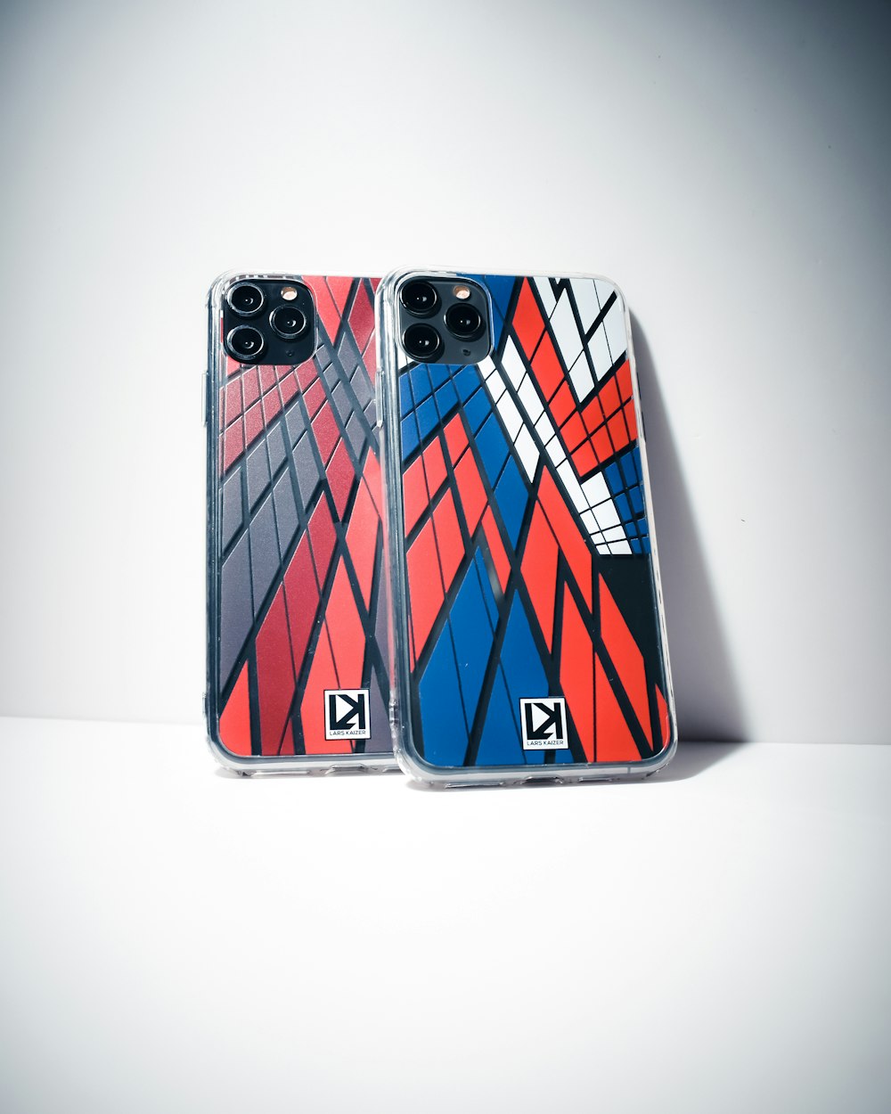 red white and blue iphone case